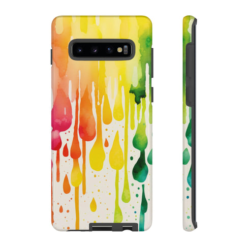 Rainbow Spring Showers - Impact Resistant Phone Case